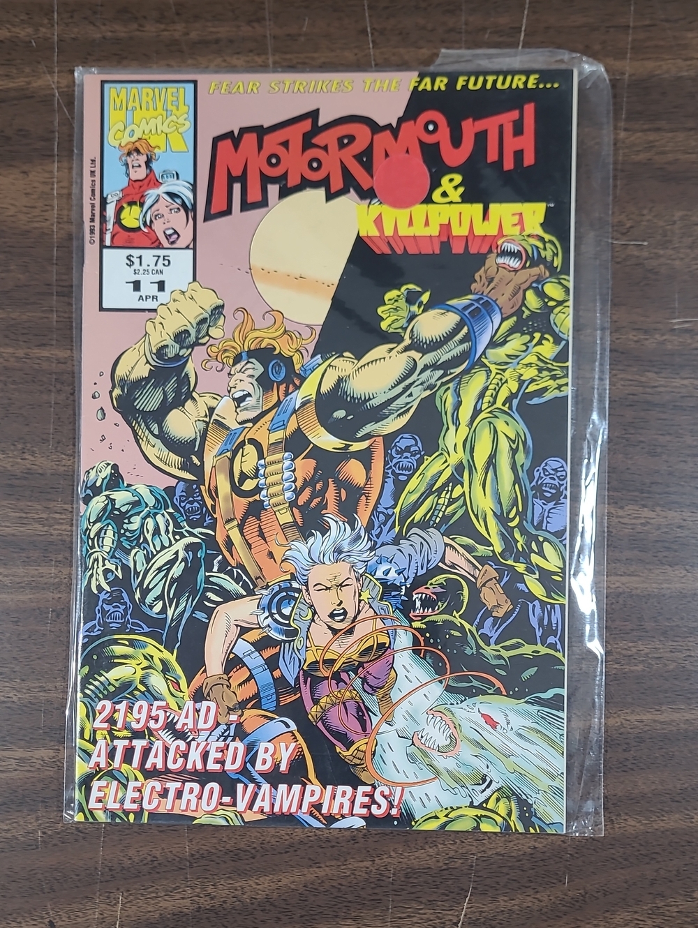 Marvel Comics Motormouth & Killpower #11 Comic Book 1993 Bagged